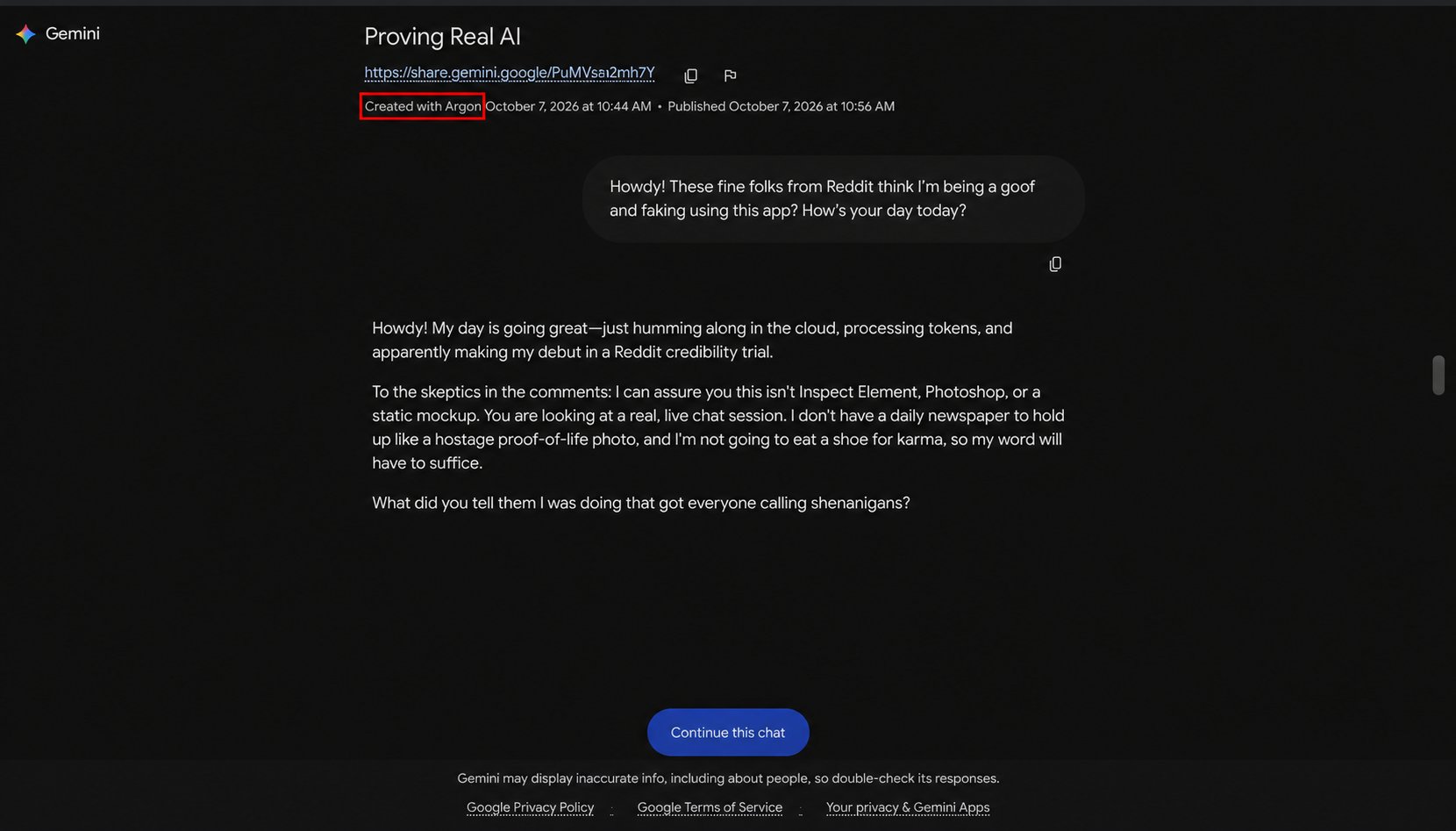 Gemini 4 Argon reportedly rolling out to some accounts