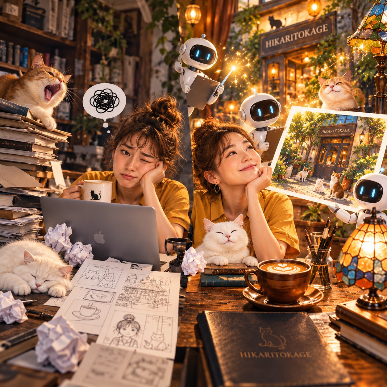 ChatGPT Images 2.5 turns four-panel manga characters photorealistic