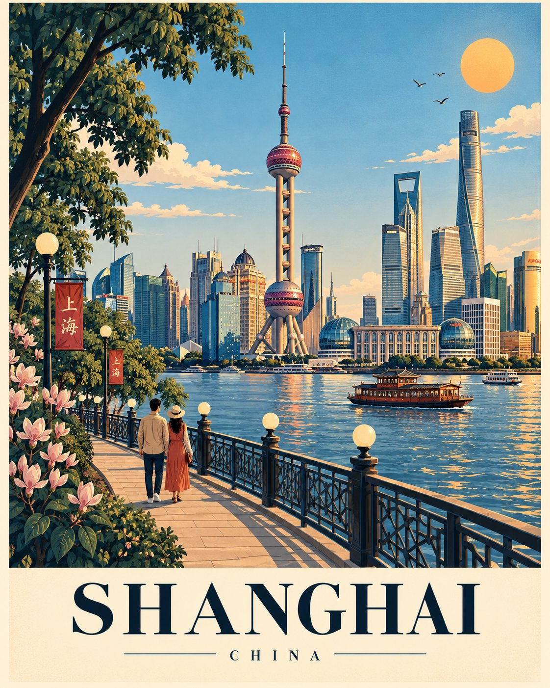 GPT Image 2.5 prompt template for a consistent travel poster series