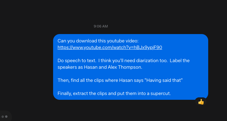 用户实测让 Muse 完成一项任务