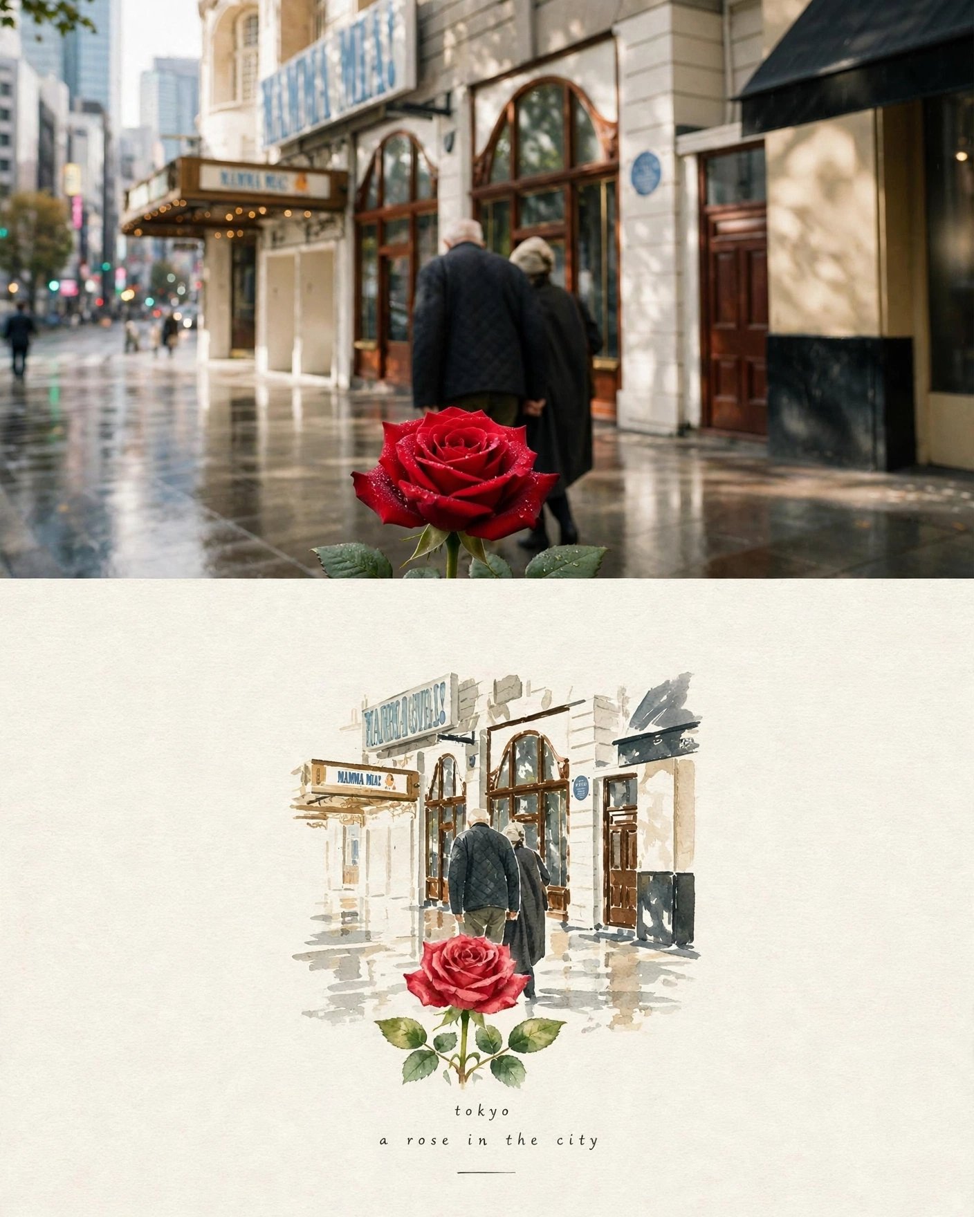 Five-step workflow for generating images from an uploaded photo (image 2 of 4)