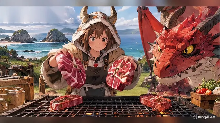 Kling 4.0 tested on anime cooking short with Japanese dialogue