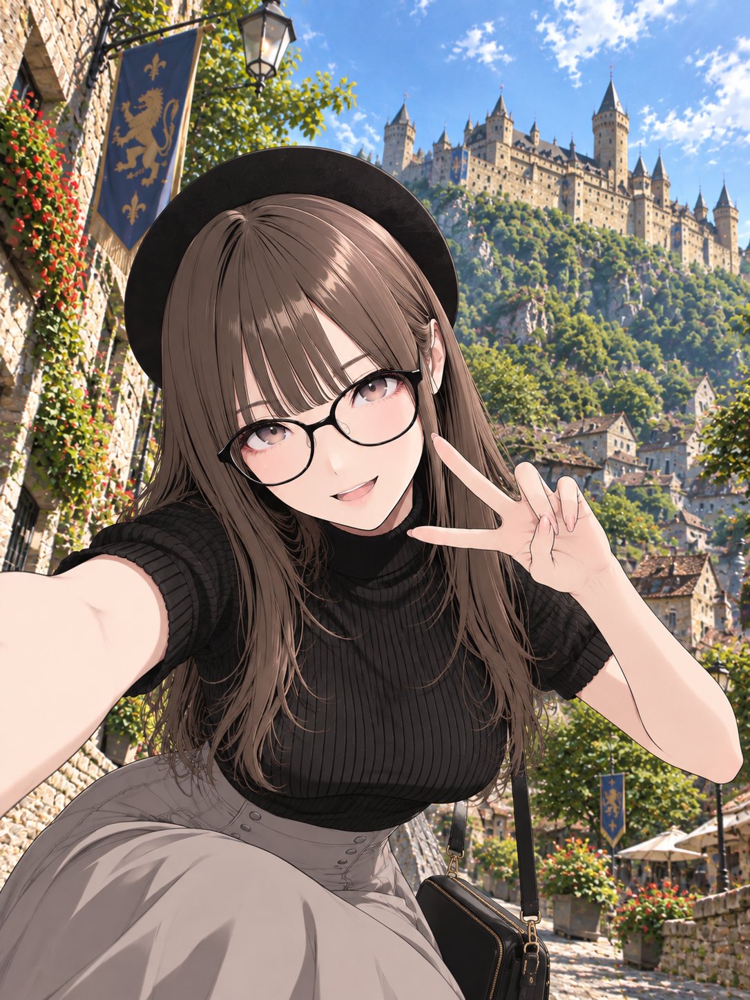 ChatGPT Images 2.5 generates sightseeing photos of a fictional city