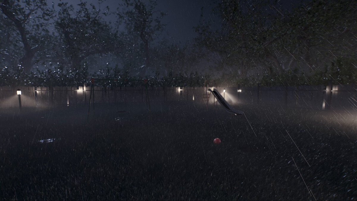 Opus 5.5 renders an abandoned garden in a storm