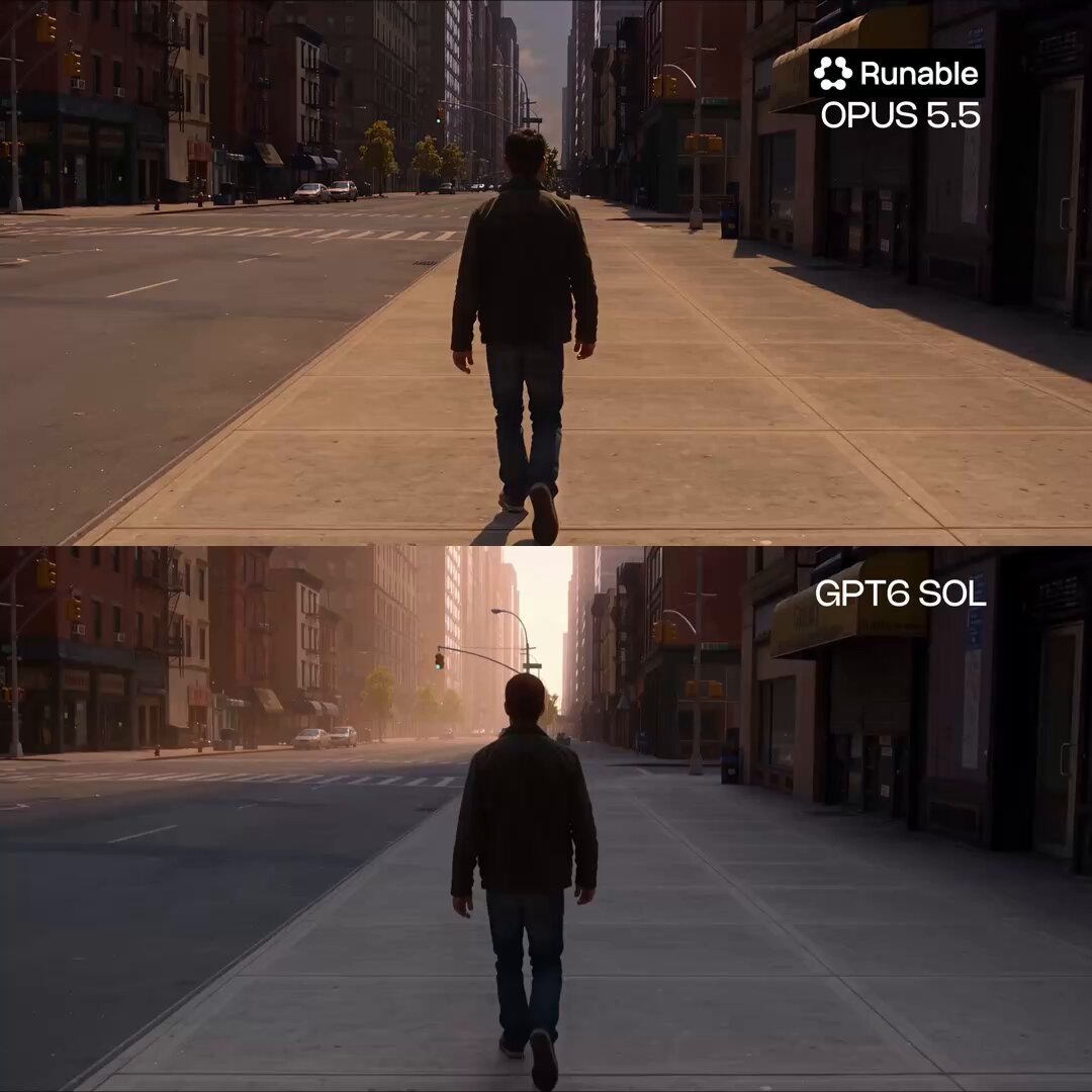 Opus 5.5 vs GPT-6 Sol: GTA V scene renders compared