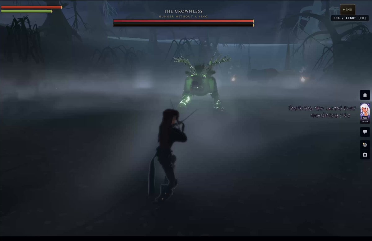 Opus 5.5 builds a boss fight WIP on Spawn
