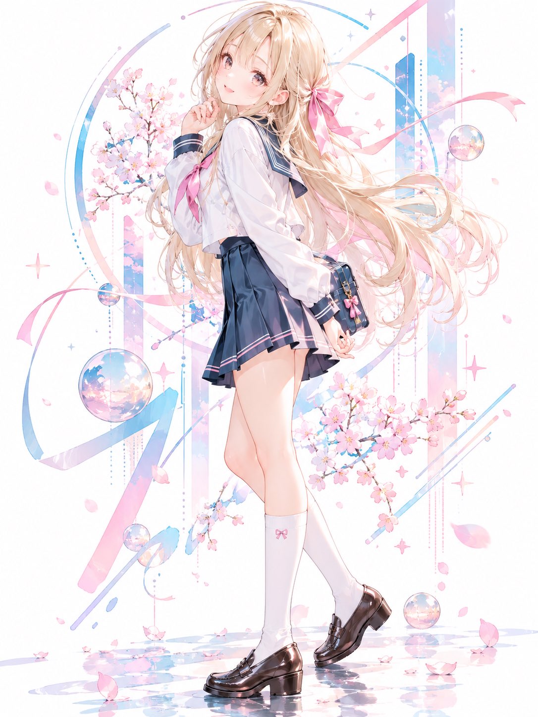 Kawaii blonde character art made with ChatGPT Images 2.5