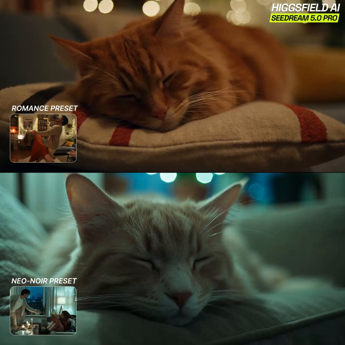 Higgsfield showcases Seedream 5.0 Pro's cinema-grade color