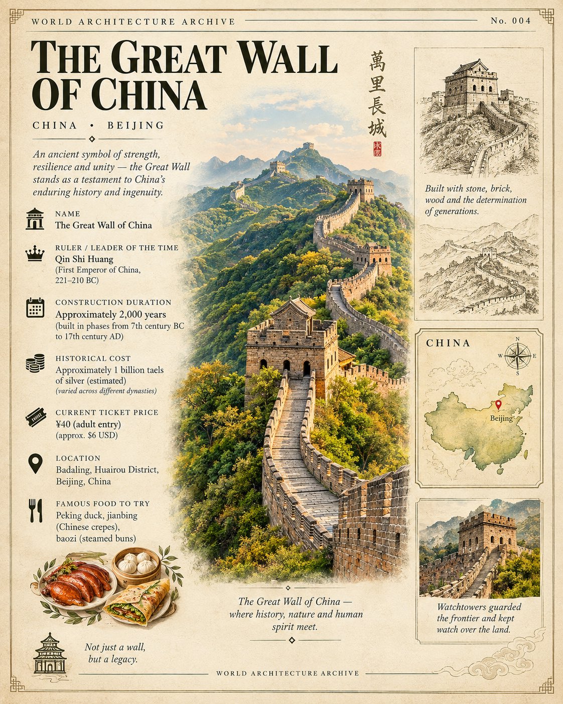 GPT Image 2.5 prompt for museum-style architecture landmark posters (image 2 of 2)