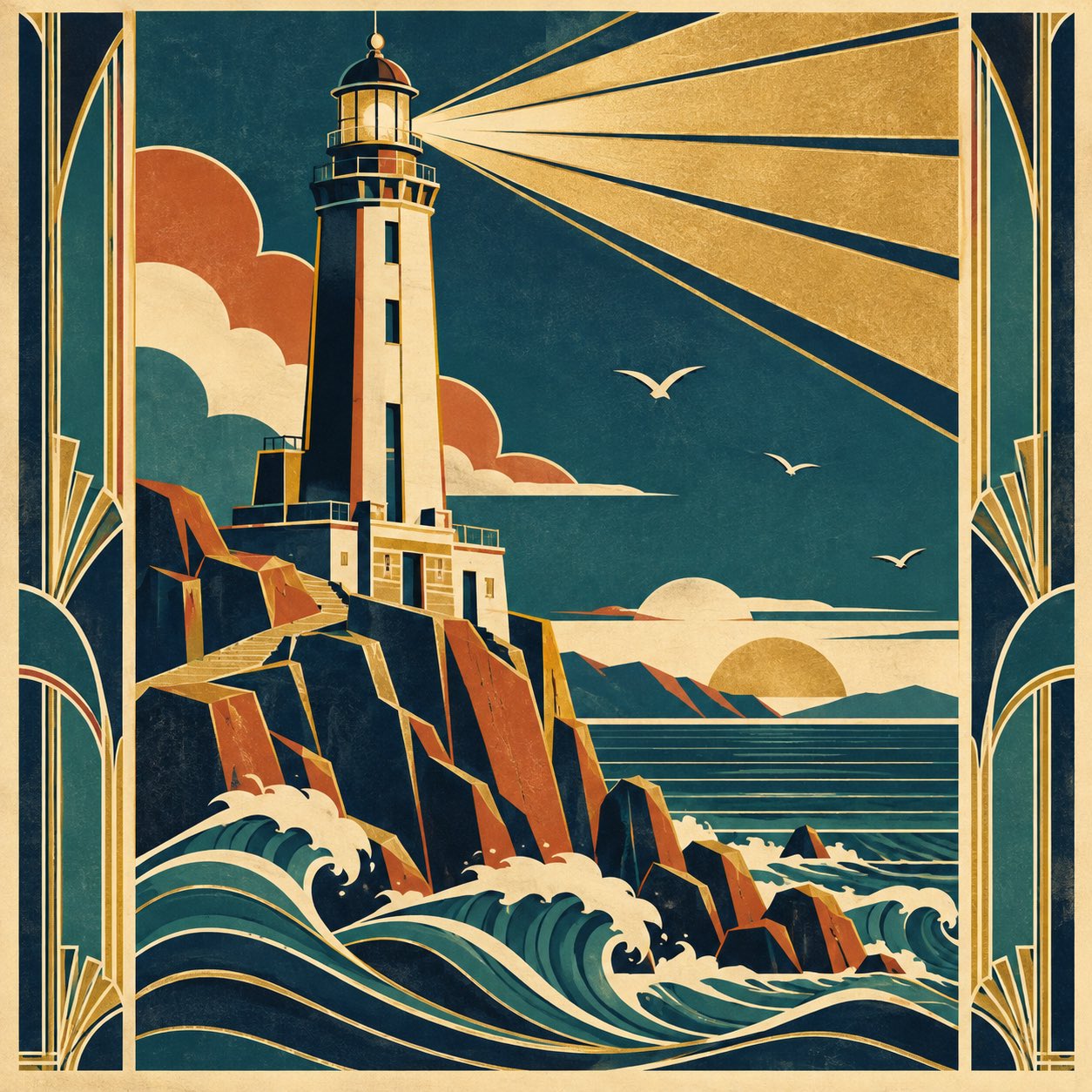 Art Deco poster prompt template for ChatGPT Images 2.5 (image 3 of 4)