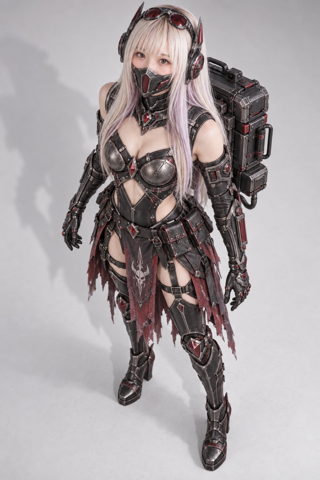 AI outfit-swap experiment extracts clothing prompts from an illustration (image 2 of 4)