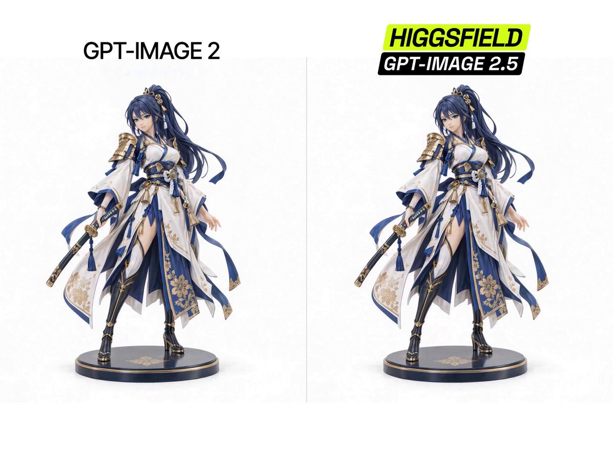 GPT Image 2.5 定格动画一致性上线 Higgsfield