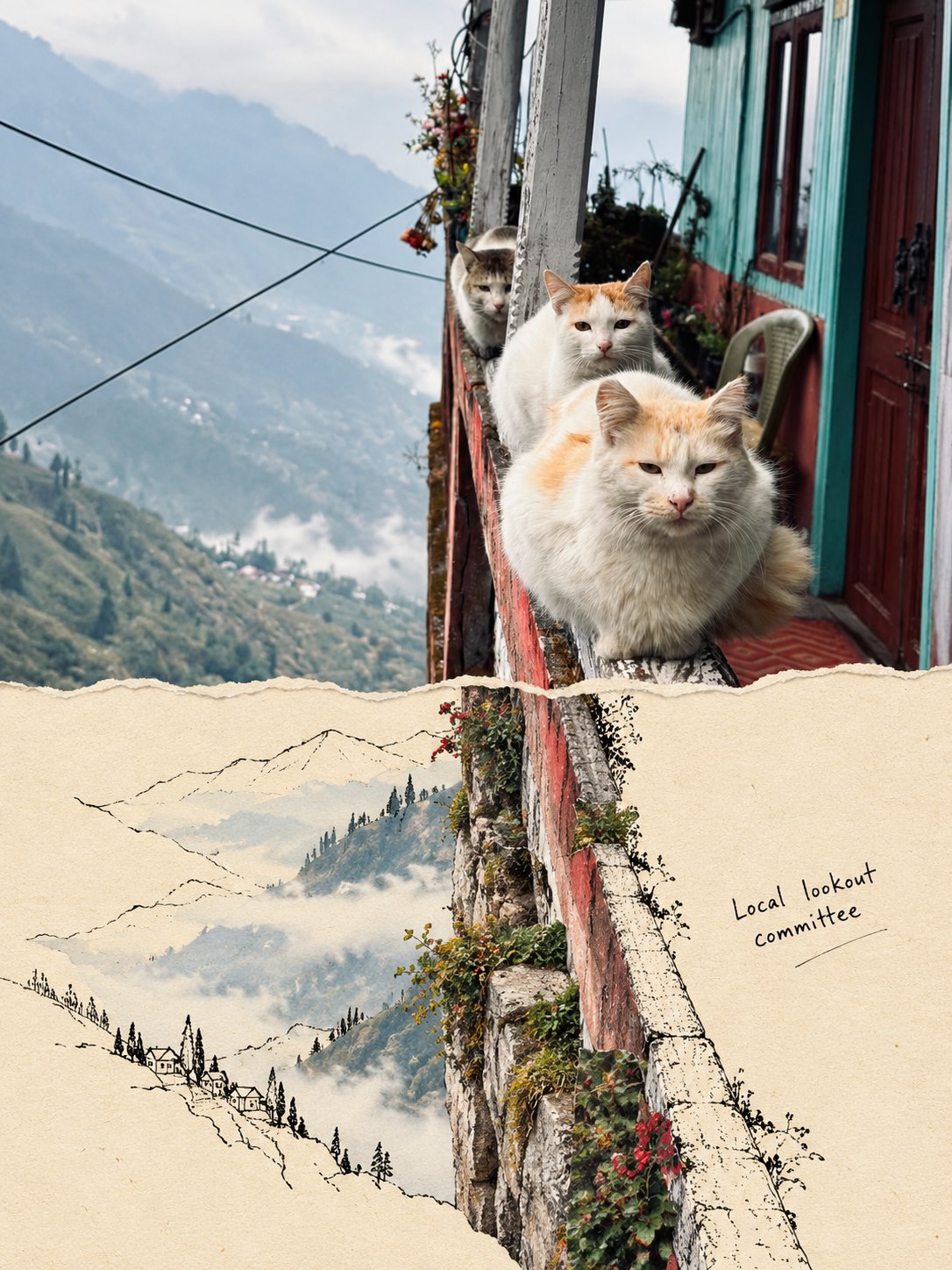 GPT Image 2.5 prompt: split-canvas second world (image 2 of 2)