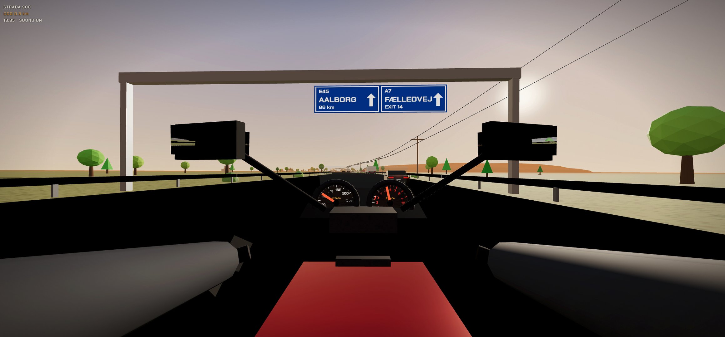 Union Alpha 与 Ox Alpha 的 3D 摩托模拟画面对比(第 2 张,共 2 张)