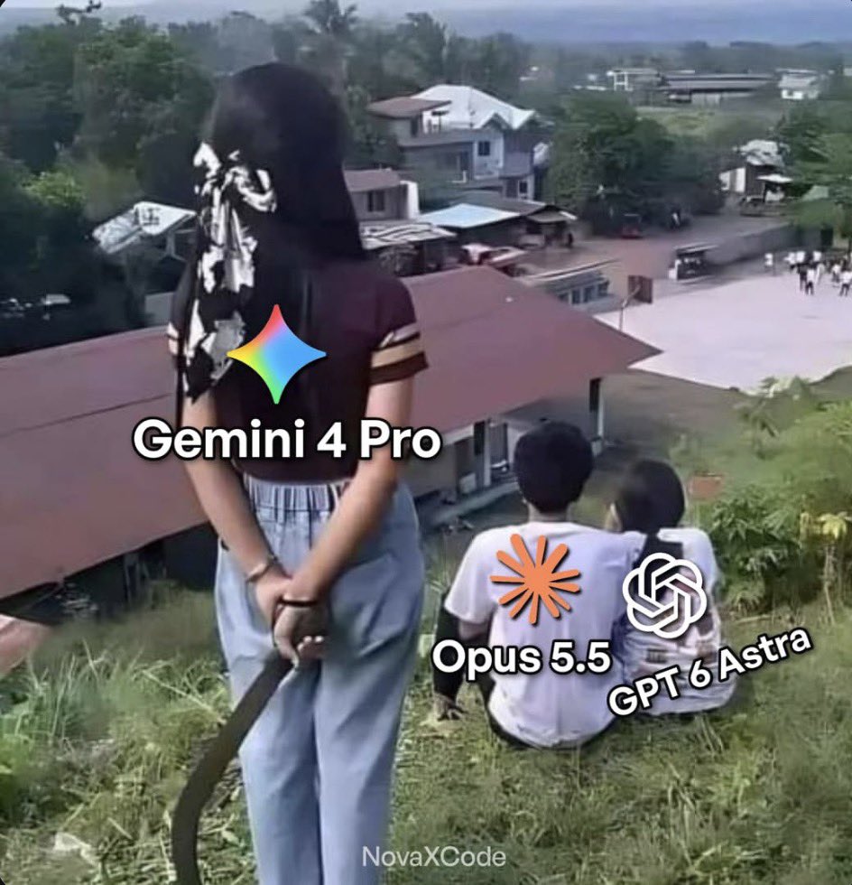 Gemini 4 Pro 相关配图帖:终于来了