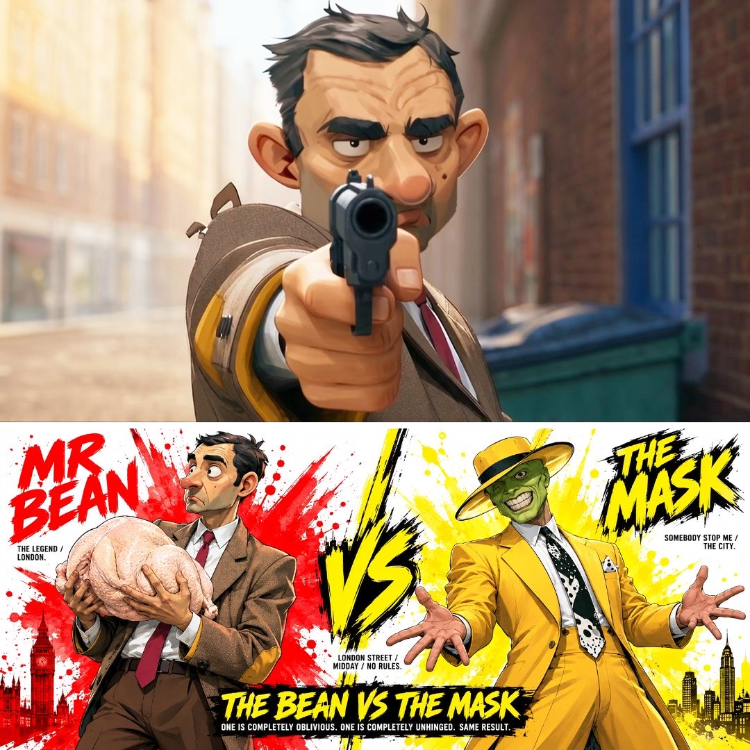 Mr. Bean and the Mask short made with Seedance 2.5 and GPT Image 2.5