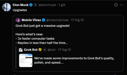 Grok Bot 称电脑操作任务提速约 3 倍