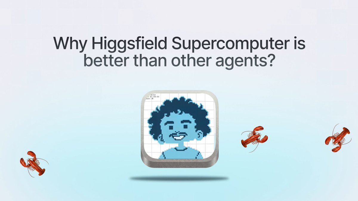 Higgsfield Supercomputer 智能体功能宣传