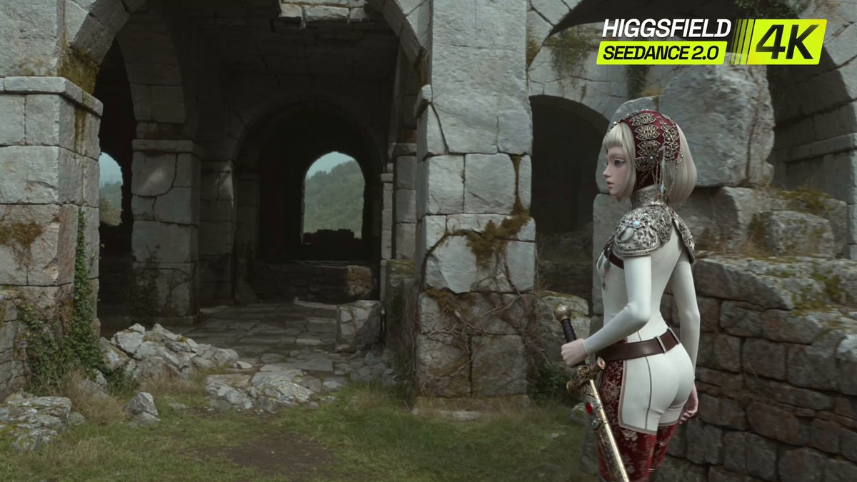 Higgsfield 用 Seedance 2.0 做 4K 动作短片