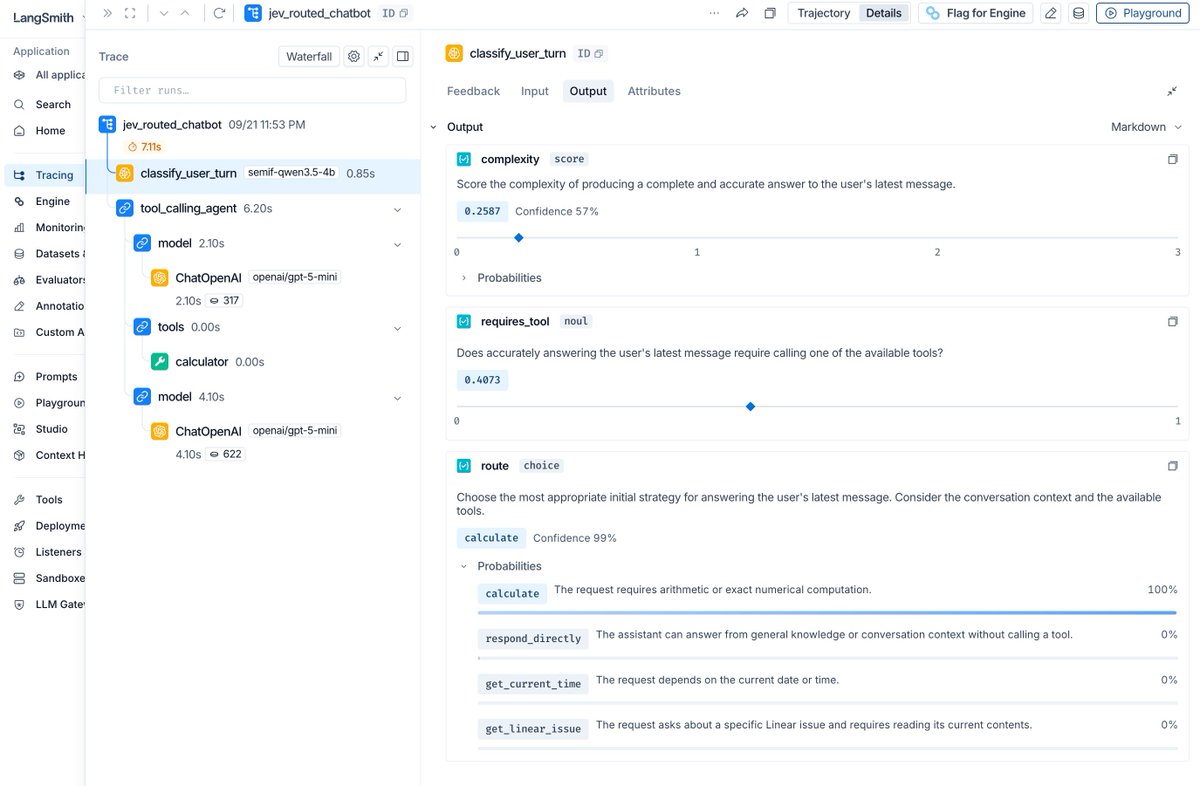 LangSmith adds decision model support for Jev and SemIf