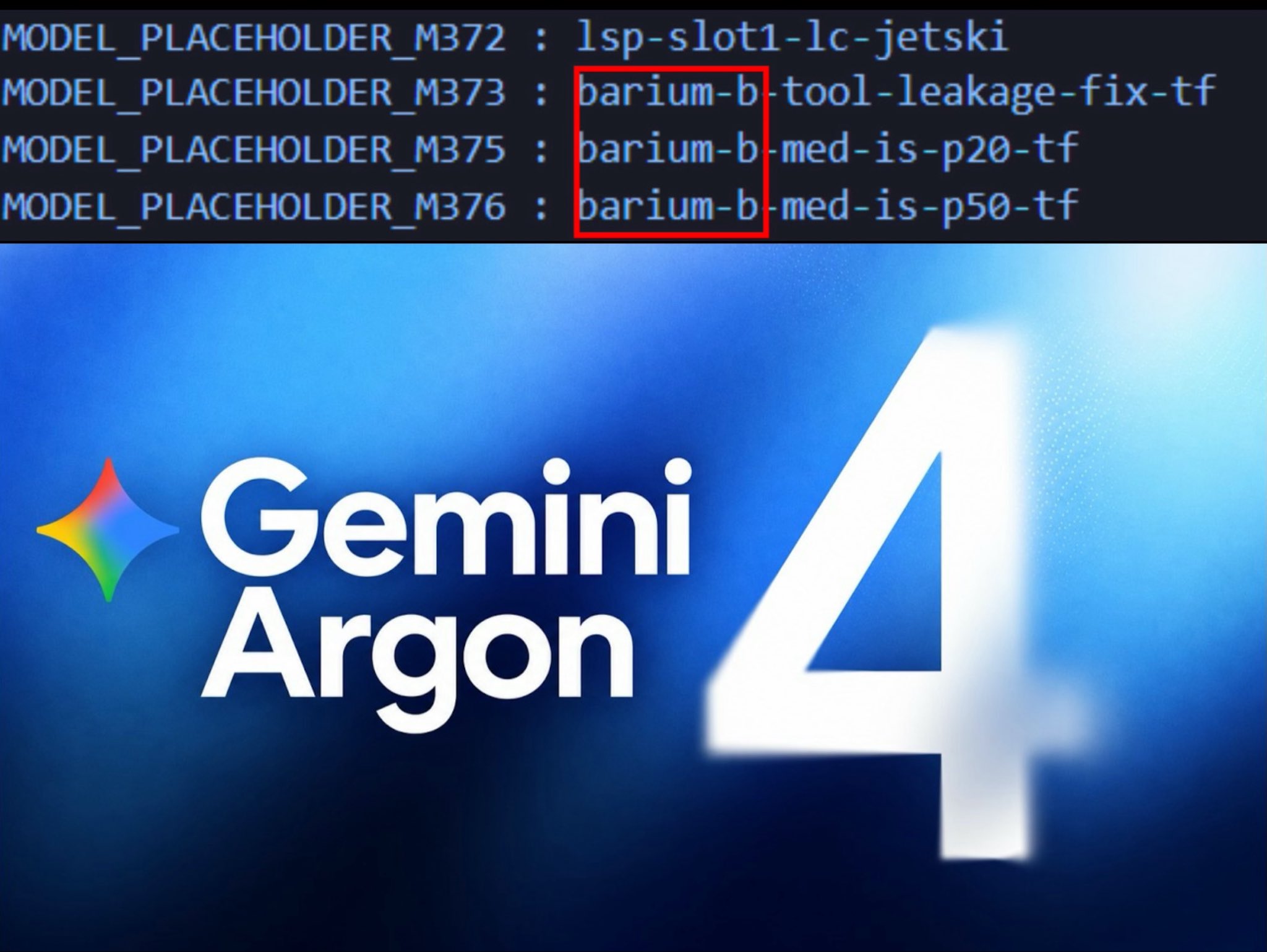 Gemini 4 Argon internal placeholders leak, hinting at public beta