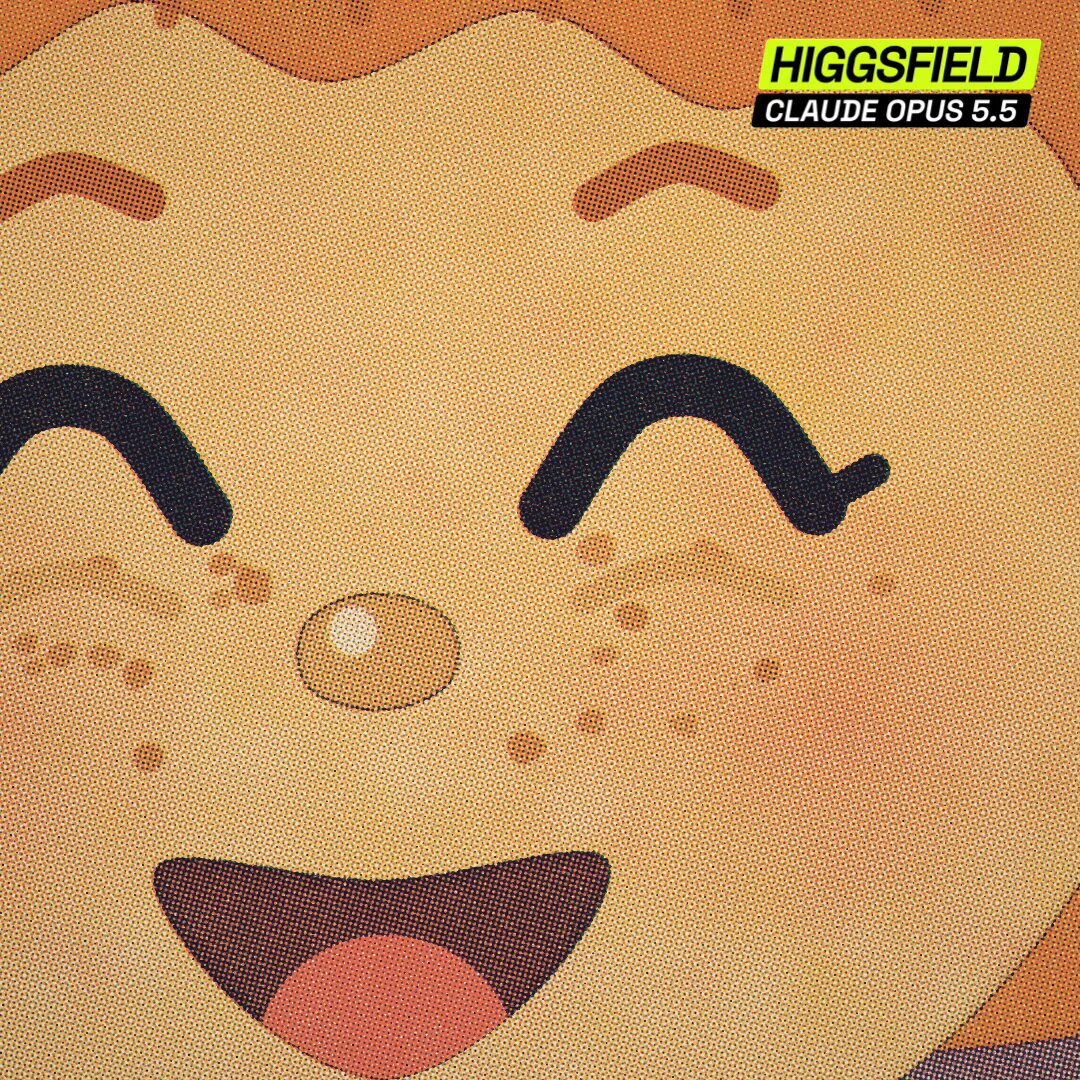 Higgsfield 用 Claude Opus 5.5 生成纯代码动画