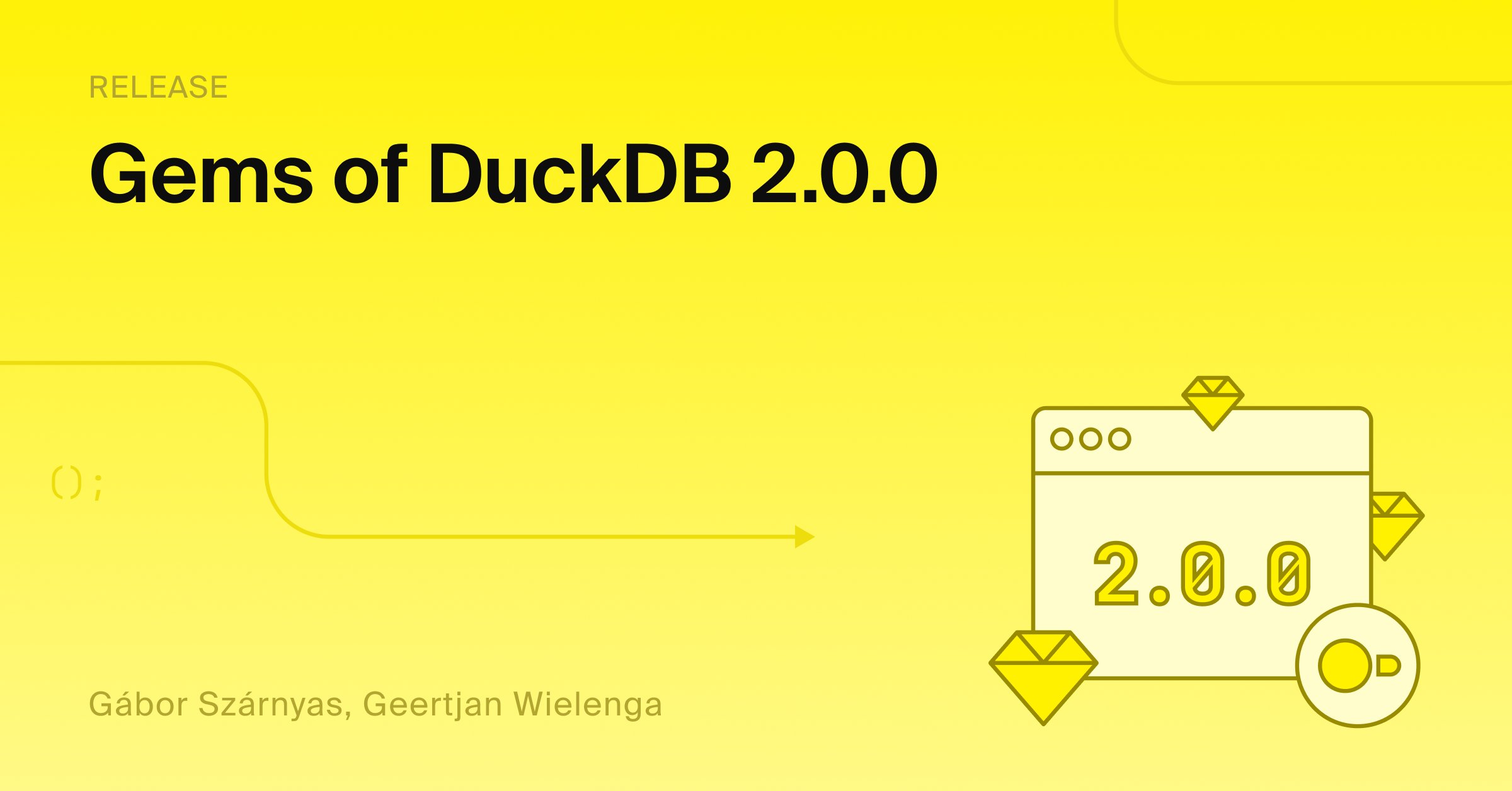 DuckDB 2.0.0 LTS：官方盘点未进公告的小改进