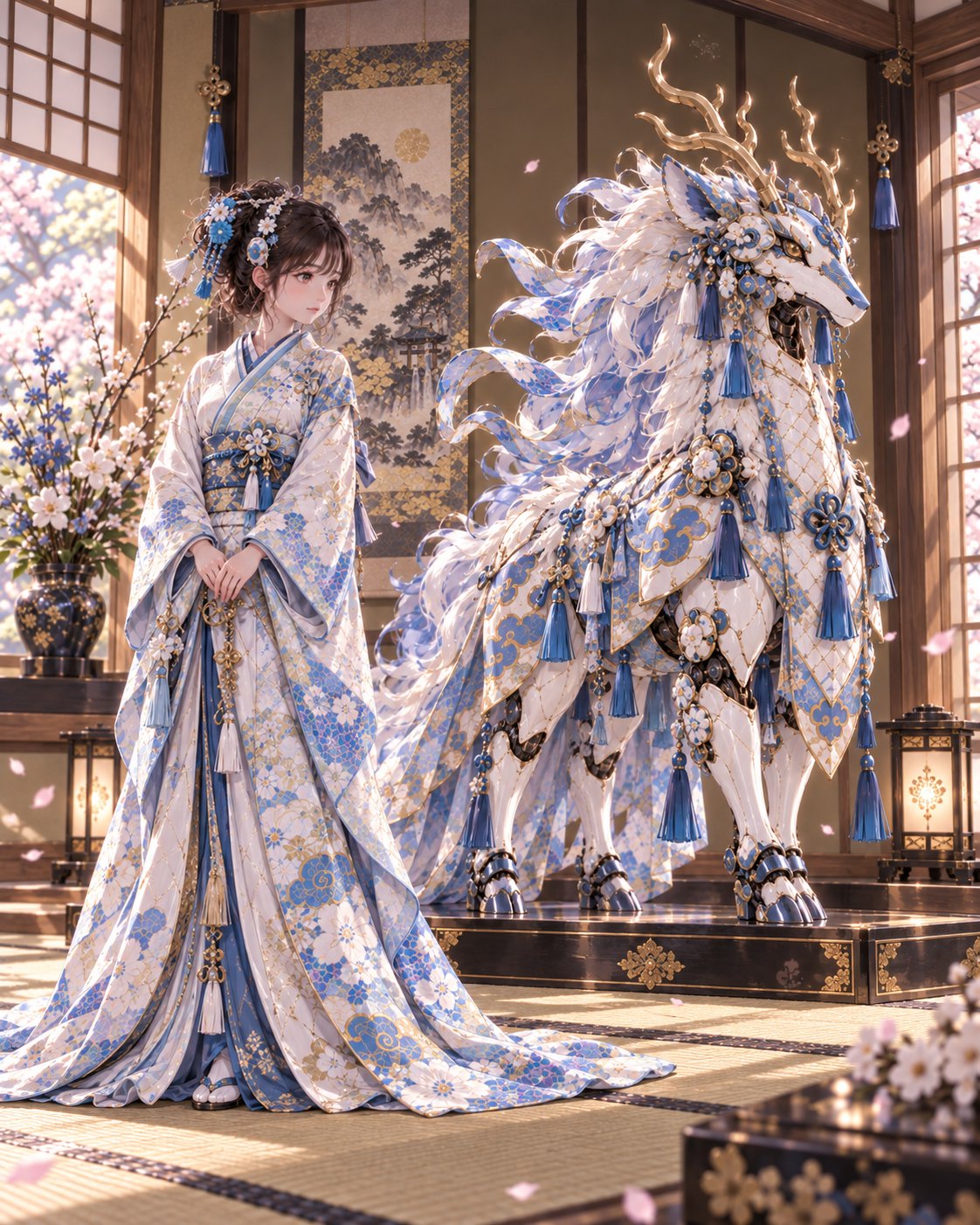GPT-Image 2.5 draws a Saint Seiya-style Kirin cloth (image 1 of 2)