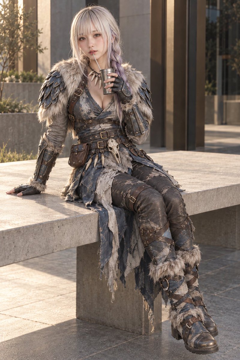 Hunter-style cosplay outfit swap experiment with ChatGPT Images 2.5 (image 3 of 4)