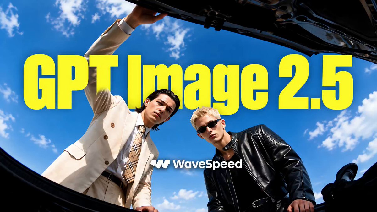 GPT Image 2.5 is stronger at editing than generating, WaveSpeed says