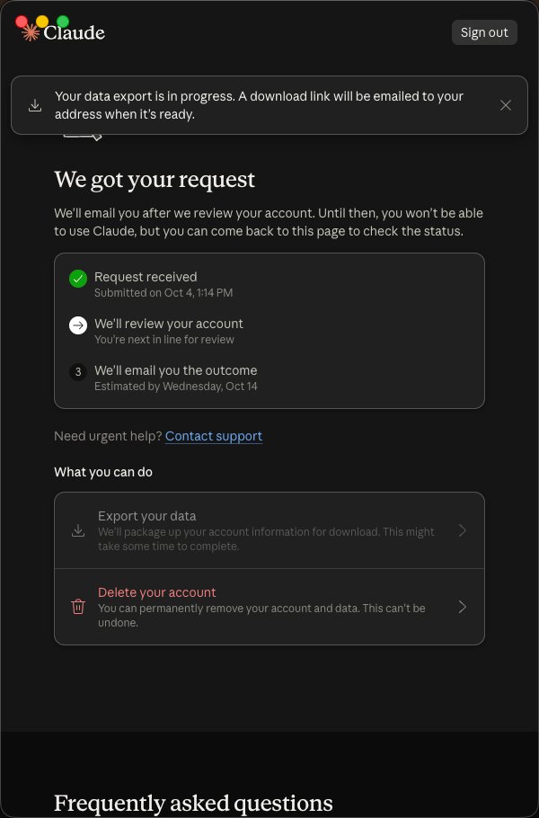 Claude account banned again after nearly six months of use amid ban wave