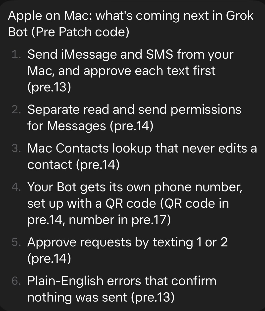 Grok Bot 上线 iOS 与 Apple 集成，macOS 即将跟进