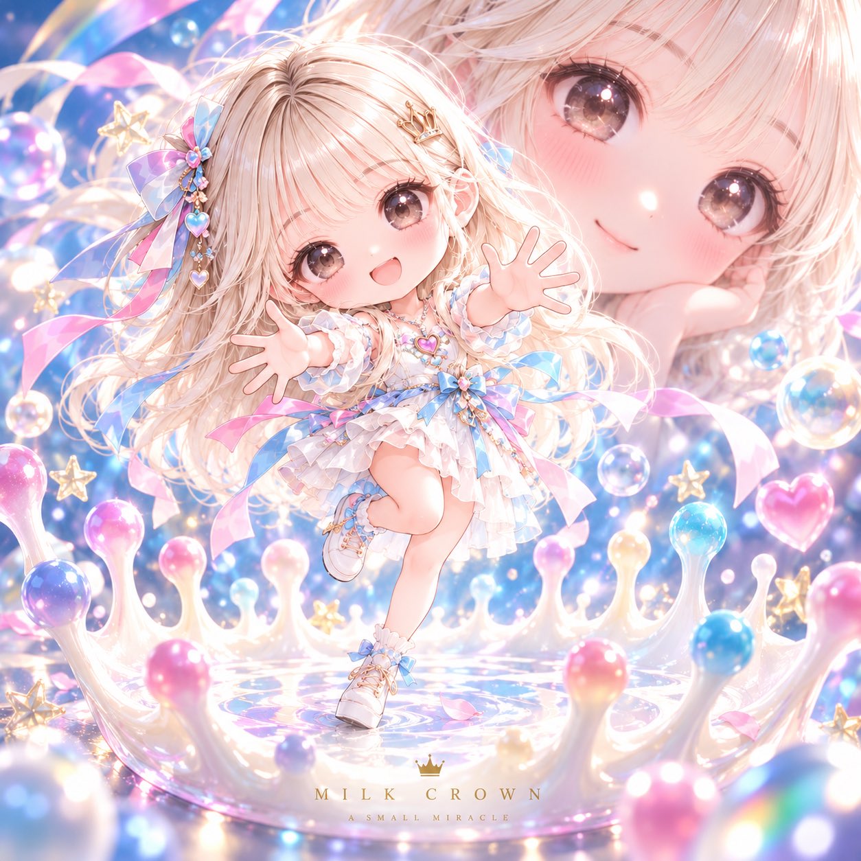 ChatGPT Images 2.5 generates a fantasy milk crown