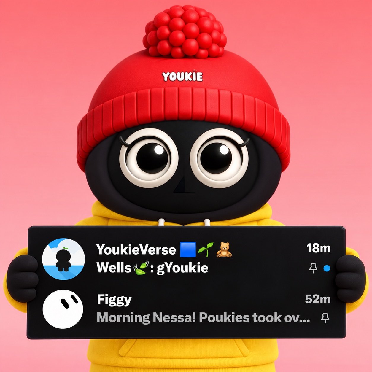 用户让自家 Grok Bot「Figgy」总结 YoukieVerse 社区动态