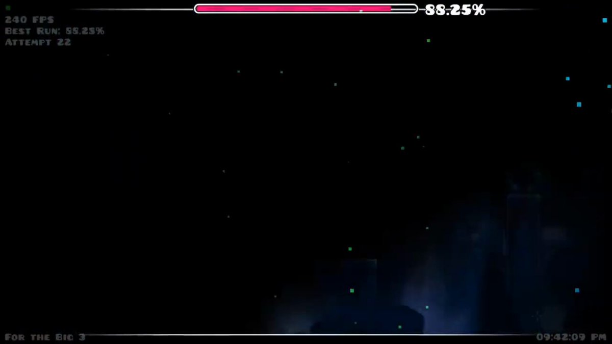 User has GPT-6 Astra play Geometry Dash for two hours