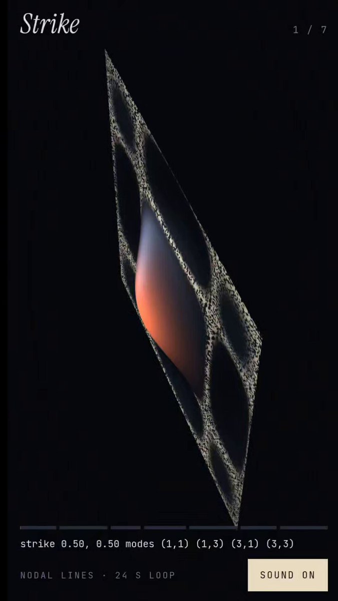 Nodal Lines: an abstract animation made with Haiku 5.5