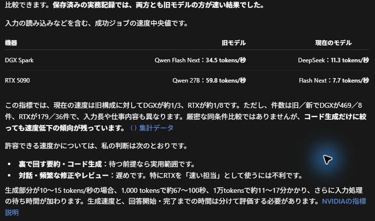 DGX Spark 与 RTX 5090 本地跑 DeepSeek V4.1 Flash 量化版速度对比