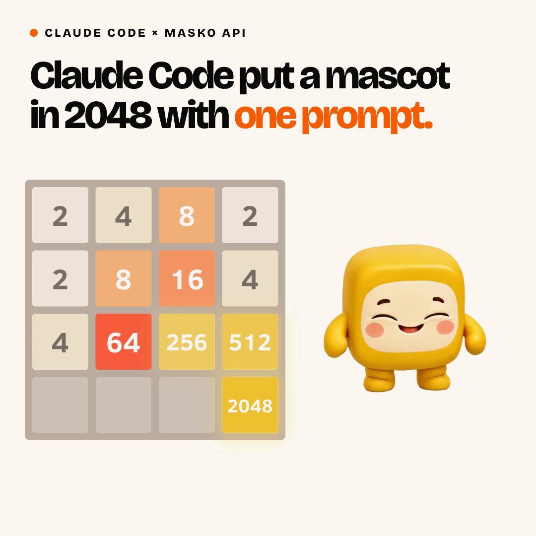 Masko：给 AI Agent 用的动画工具包，支持 ChatGPT MCP