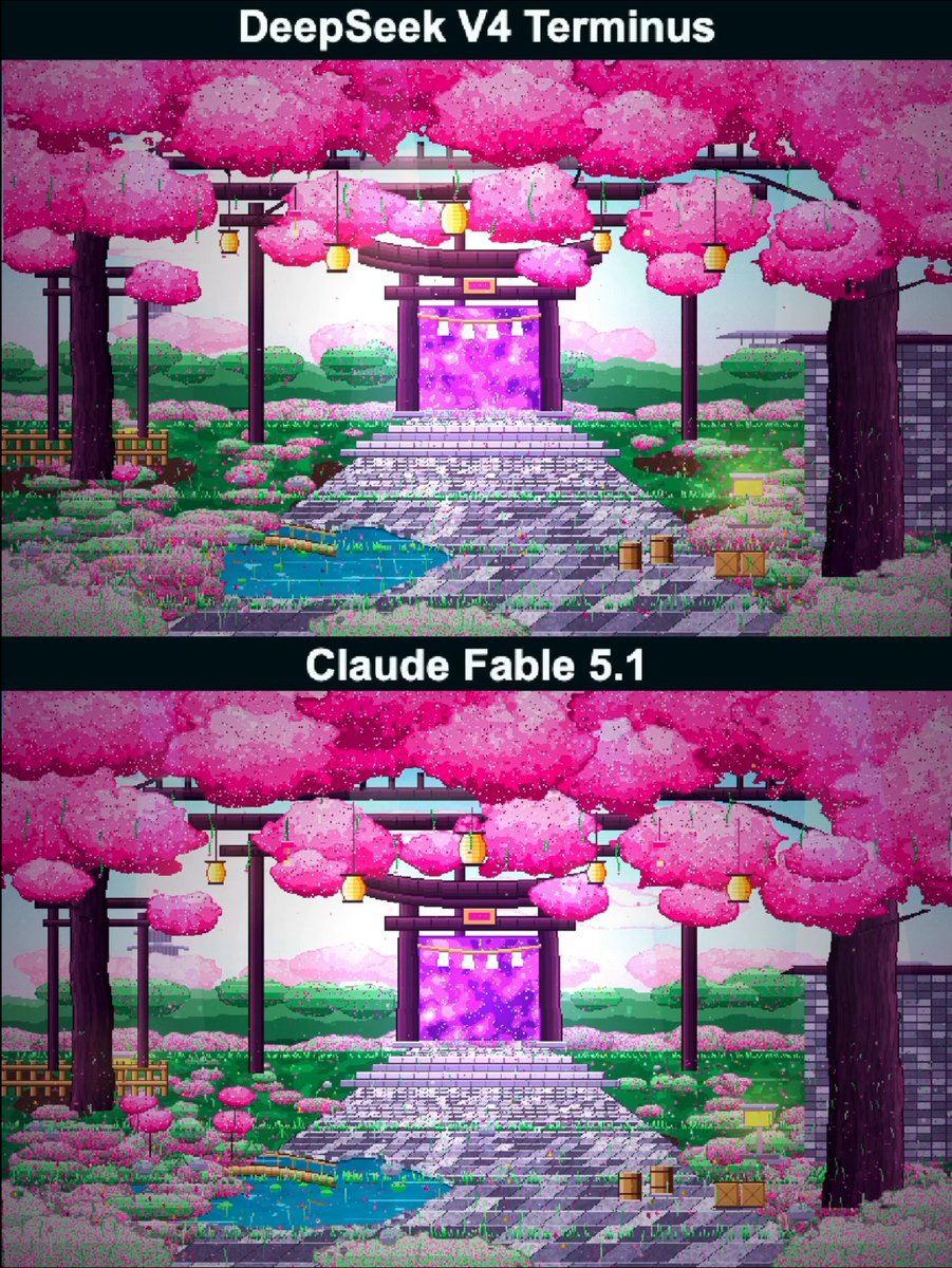 V4.1 Flash 对比 Fable 5.1：Blender 场景成本低 36 倍