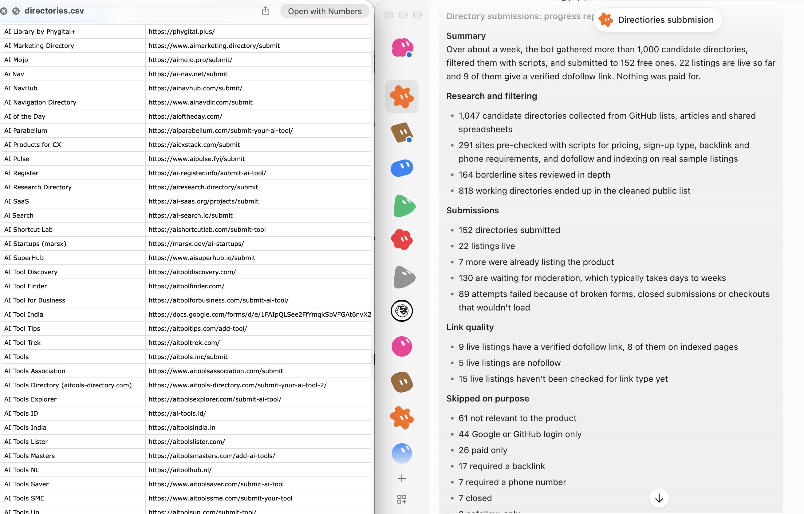 Grok Bot 五天提交 156 个目录，22 条上线