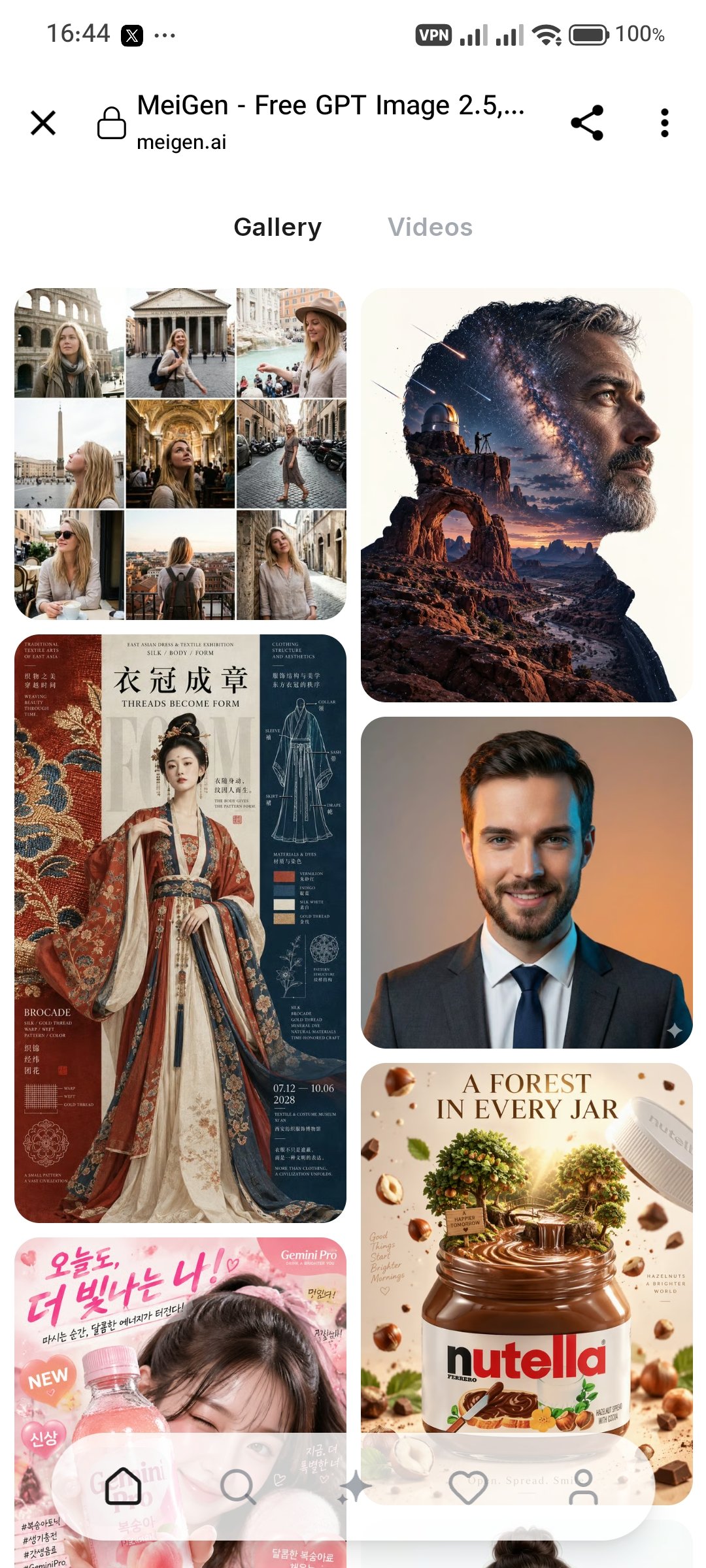 meigen.ai collects over 10,000 ready-made prompts
