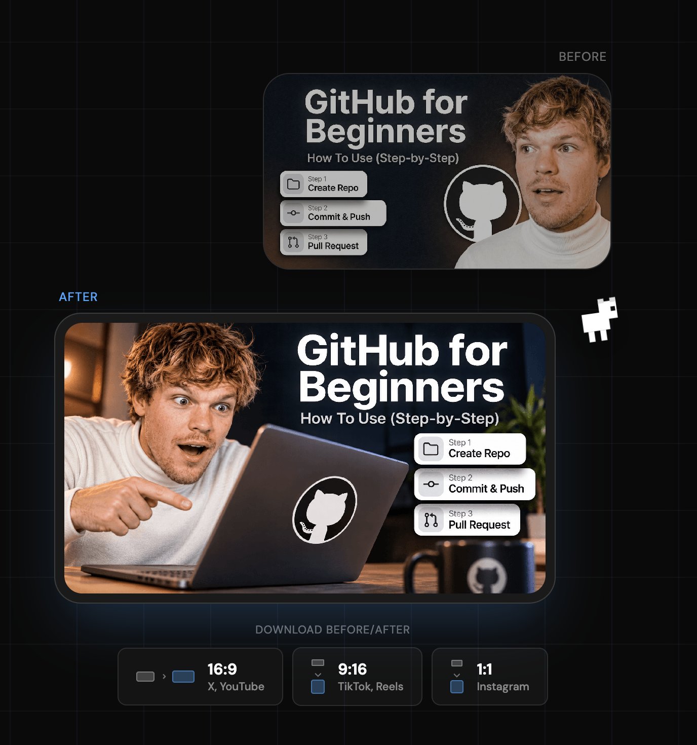 GPT Image 2.5 upgrades old thumbnails in one click, author says