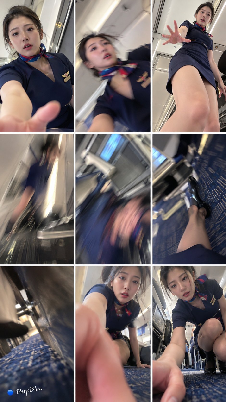GPT Image 2.5 prompt for a nine-shot phone-drop grid