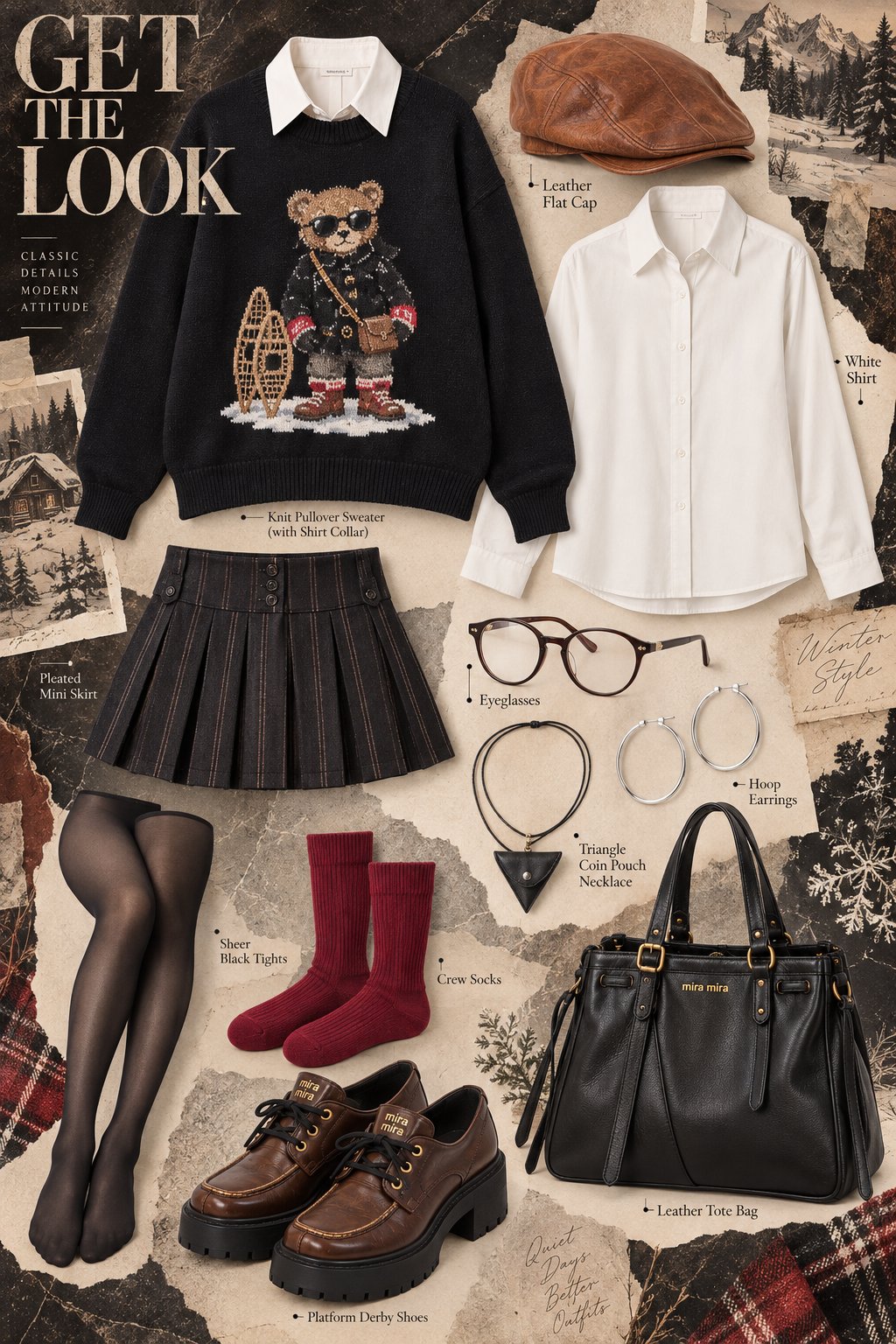 ChatGPT Images 2.5: autumn teddy-bear outfit prompt set (image 3 of 3)