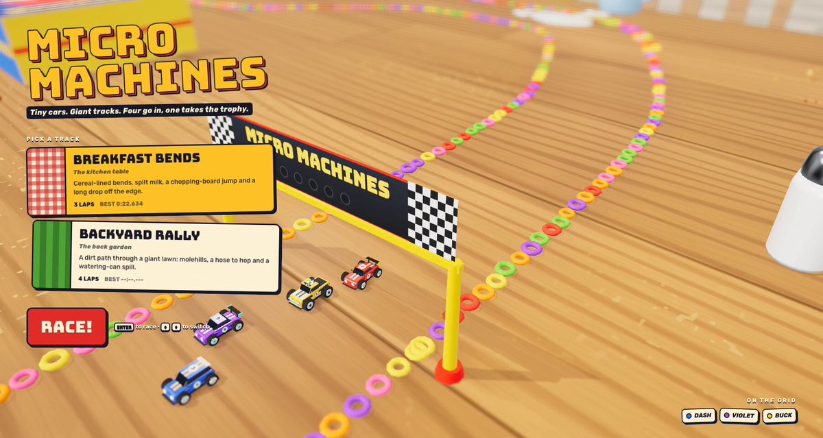 Micro racing game built with Opus 5.5