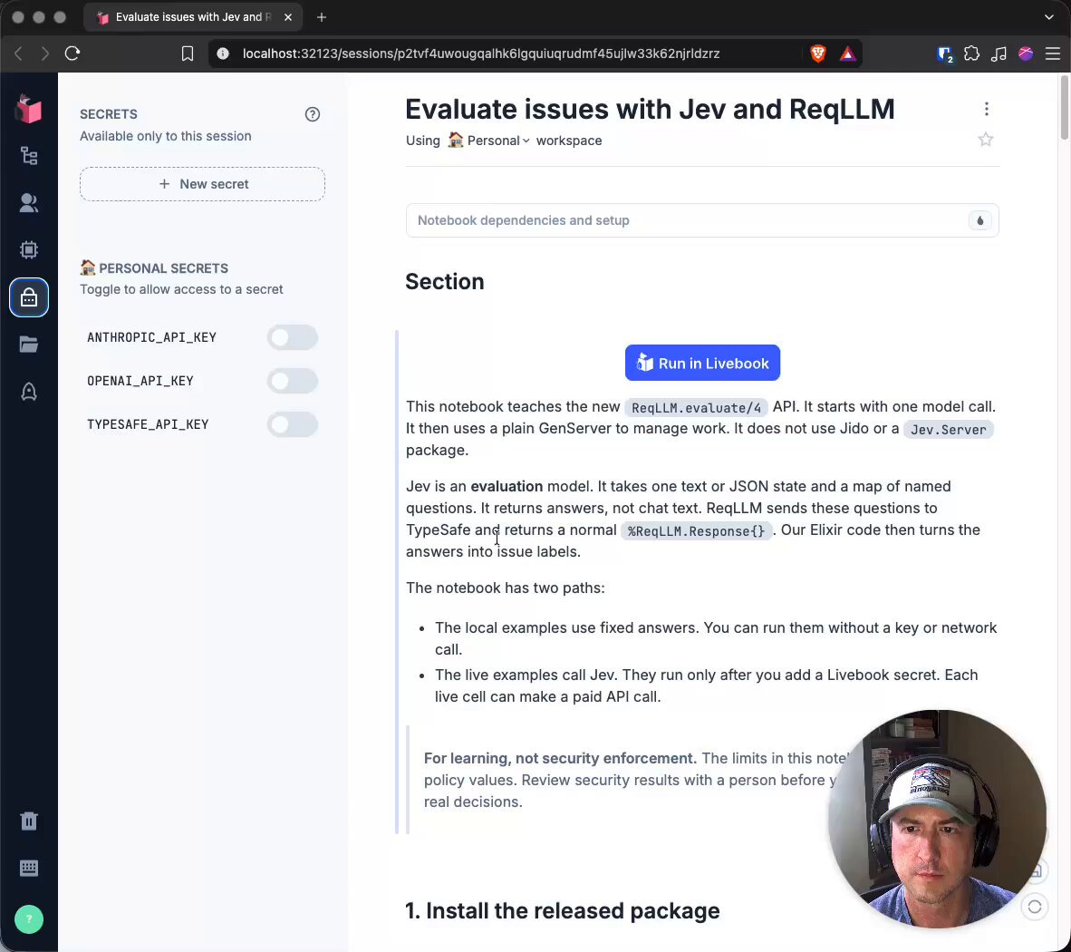 用 Jev + ReqLLM 做 issue 分类的实操视频