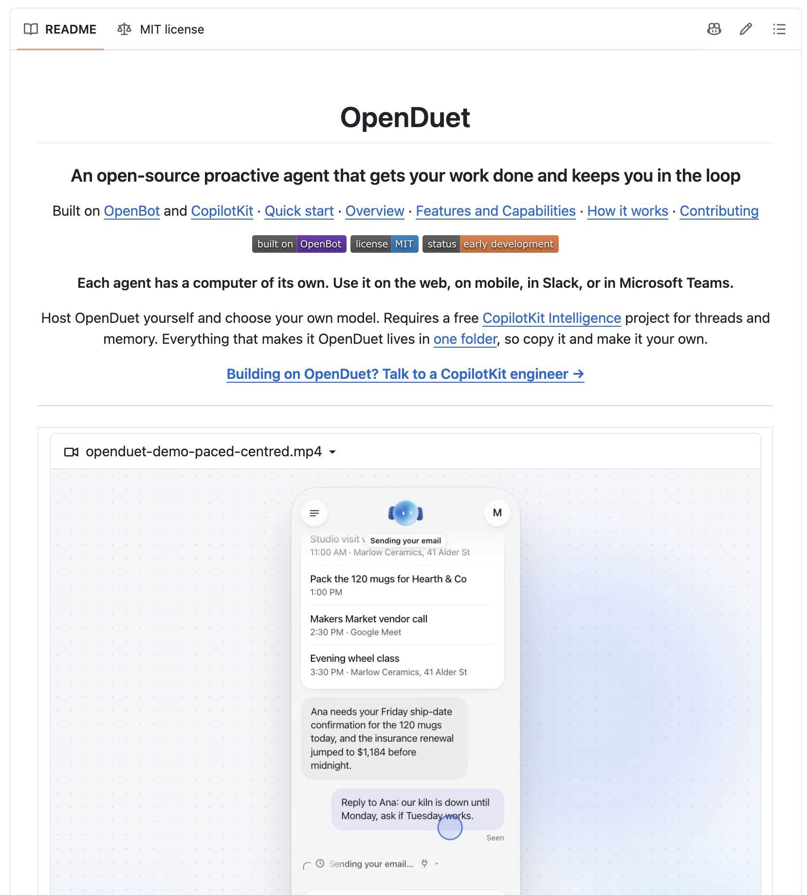 CopilotKit open-sources self-hosted templates for four personal assistants (image 4 of 4)