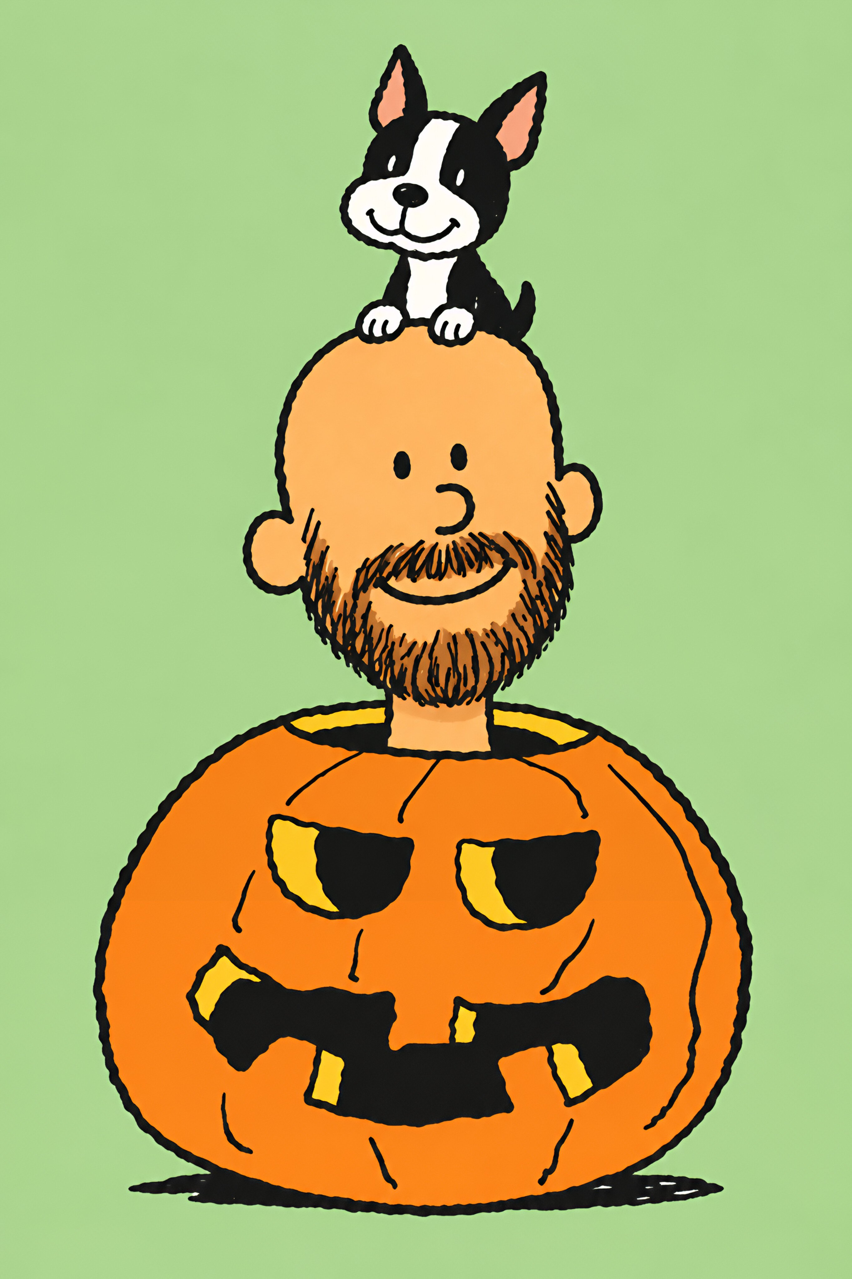 Peanuts-style Halloween portrait prompt for GPT Image 2.5 (image 2 of 2)