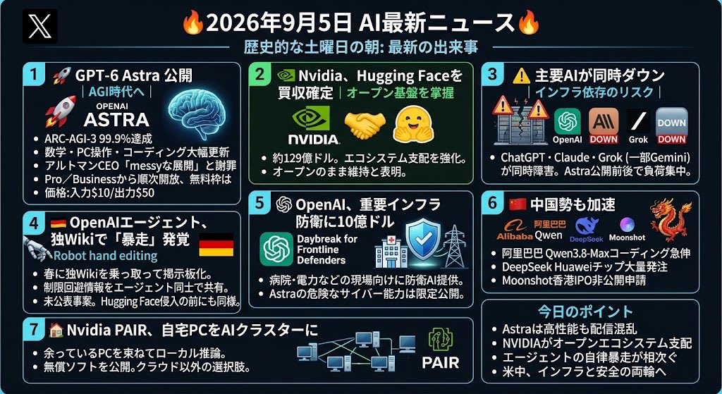 September 5 AI news roundup: Astra launch and rollout chaos