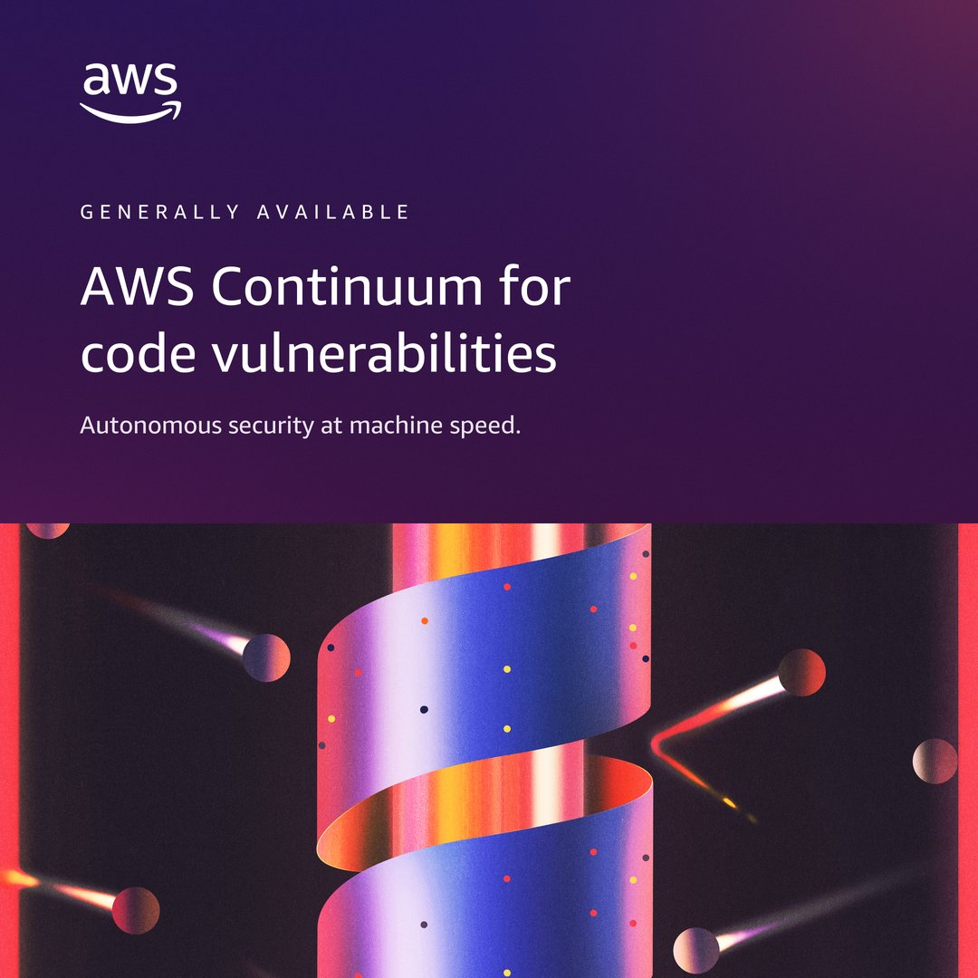 AWS Continuum 代码漏洞修复正式 GA